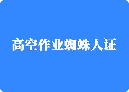 乱操高清日逼高空作业蜘蛛人证